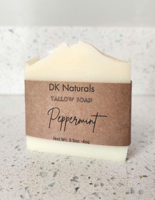 Peppermint Tallow Bar Soap