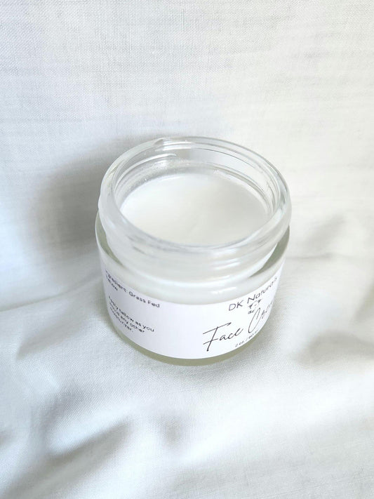 Tallow Face Cream – Pure Grass-Fed, One Ingredient, Deeply Moisturizing