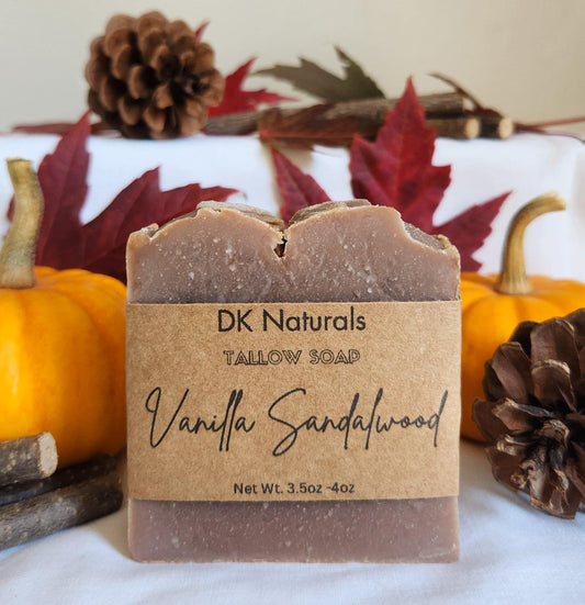 Vanilla Sandalwood Tallow Bar Soap