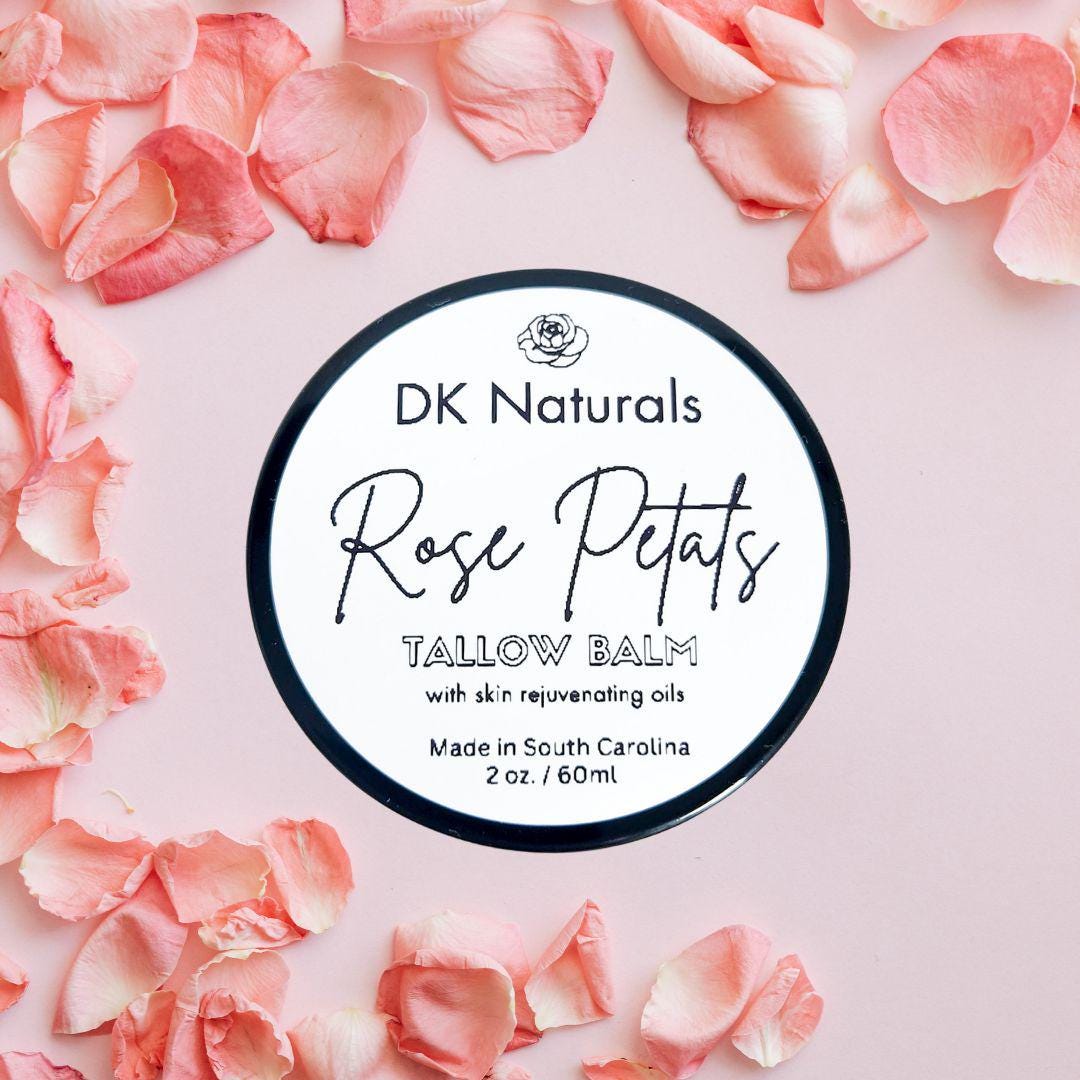 Rose Petals scented Tallow Balm