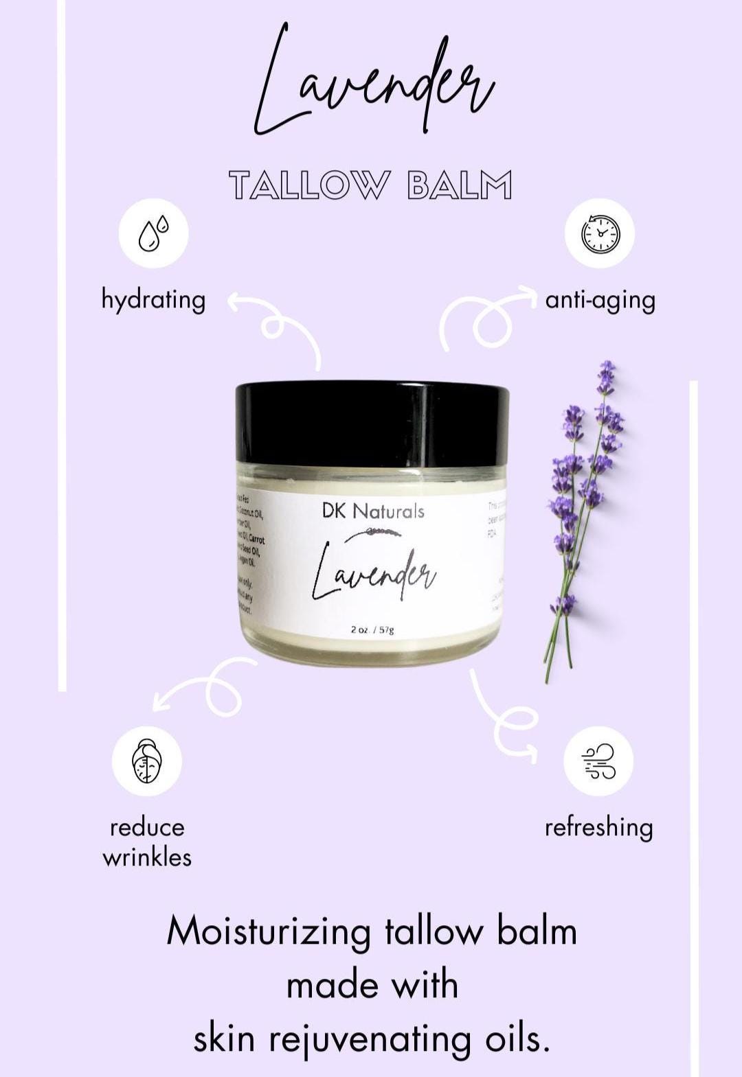 Lavender Tallow Body Balm