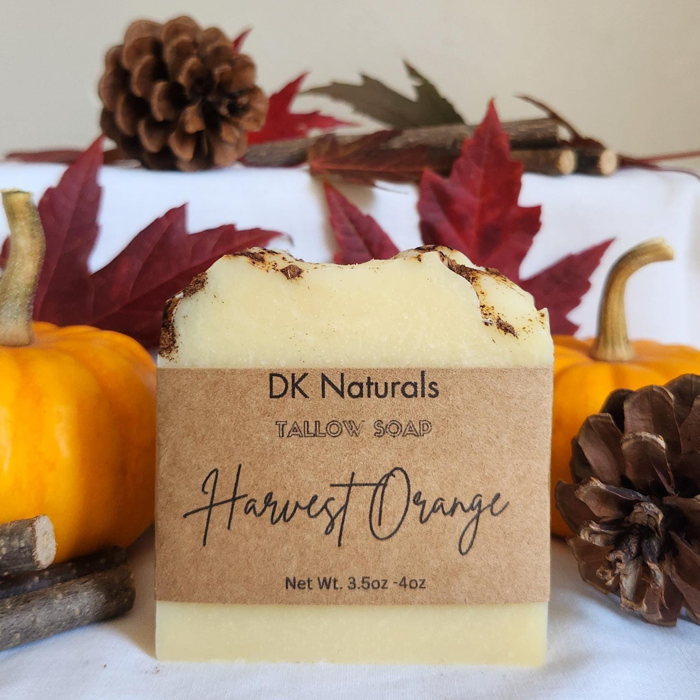 Harvest Orange Tallow Bar Soap