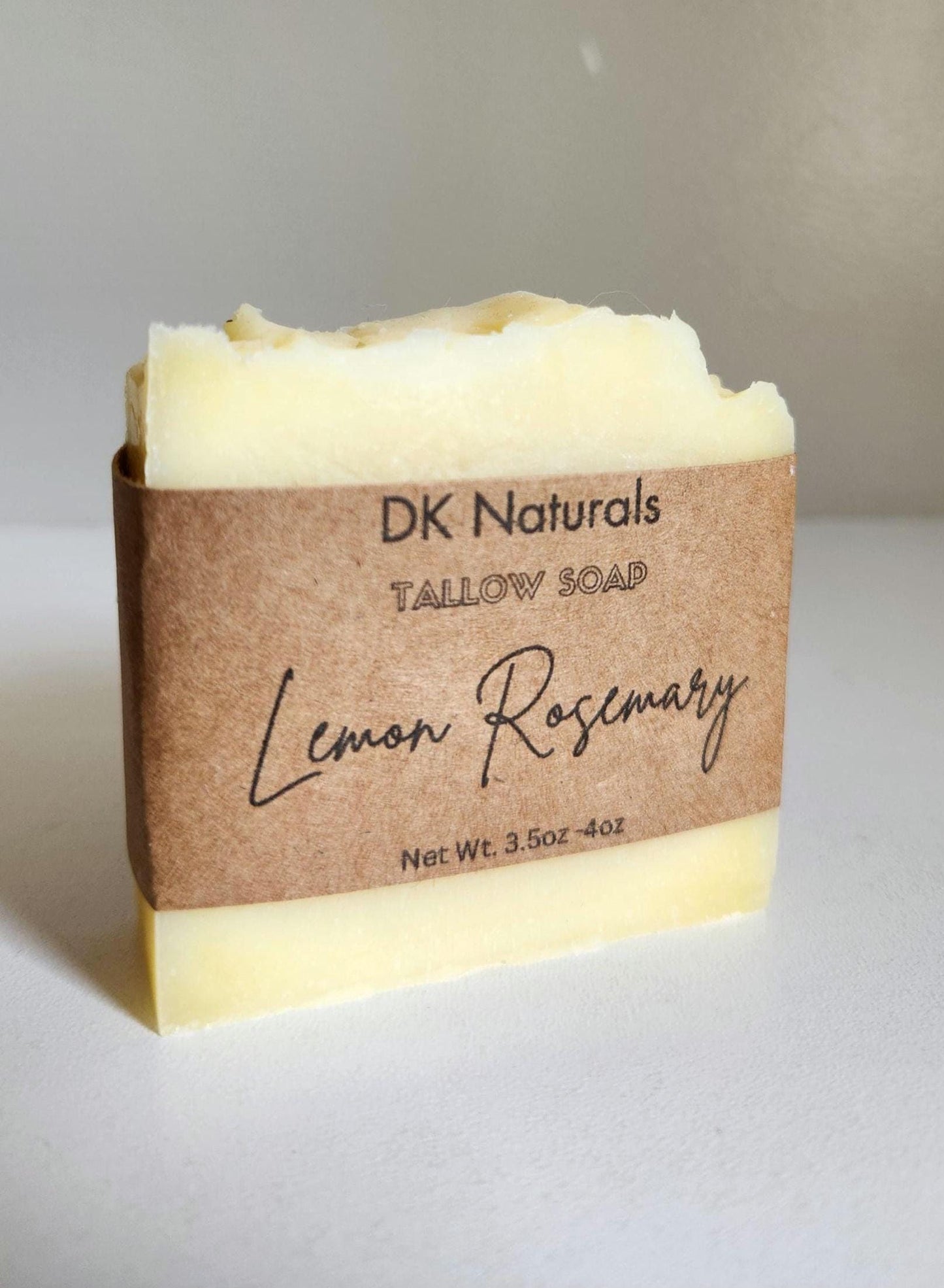 Lemon Rosemary Tallow Bar Soap