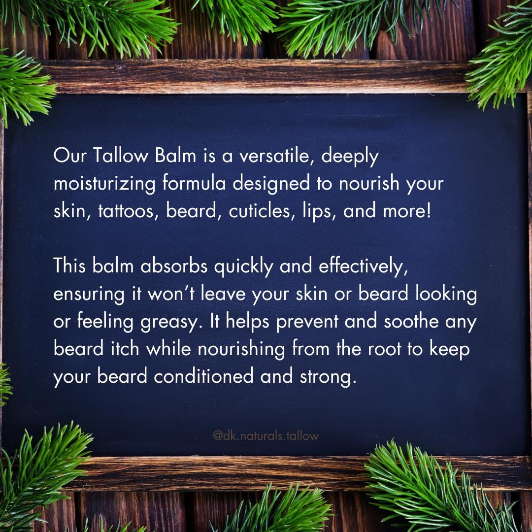 Tallow Beard Balm - Apollo