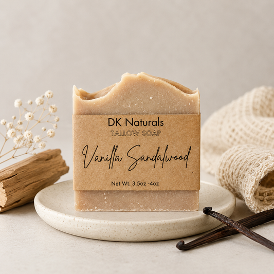 Vanilla Sandalwood Tallow Bar Soap