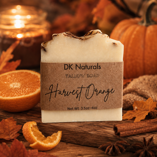 Harvest Orange Tallow Bar Soap
