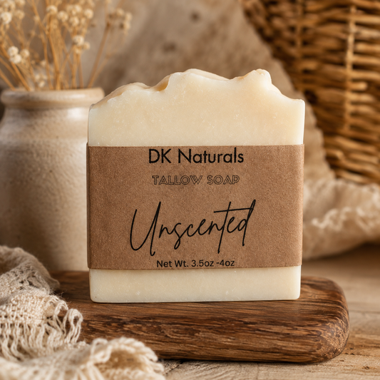Unscented Tallow Bar Soap