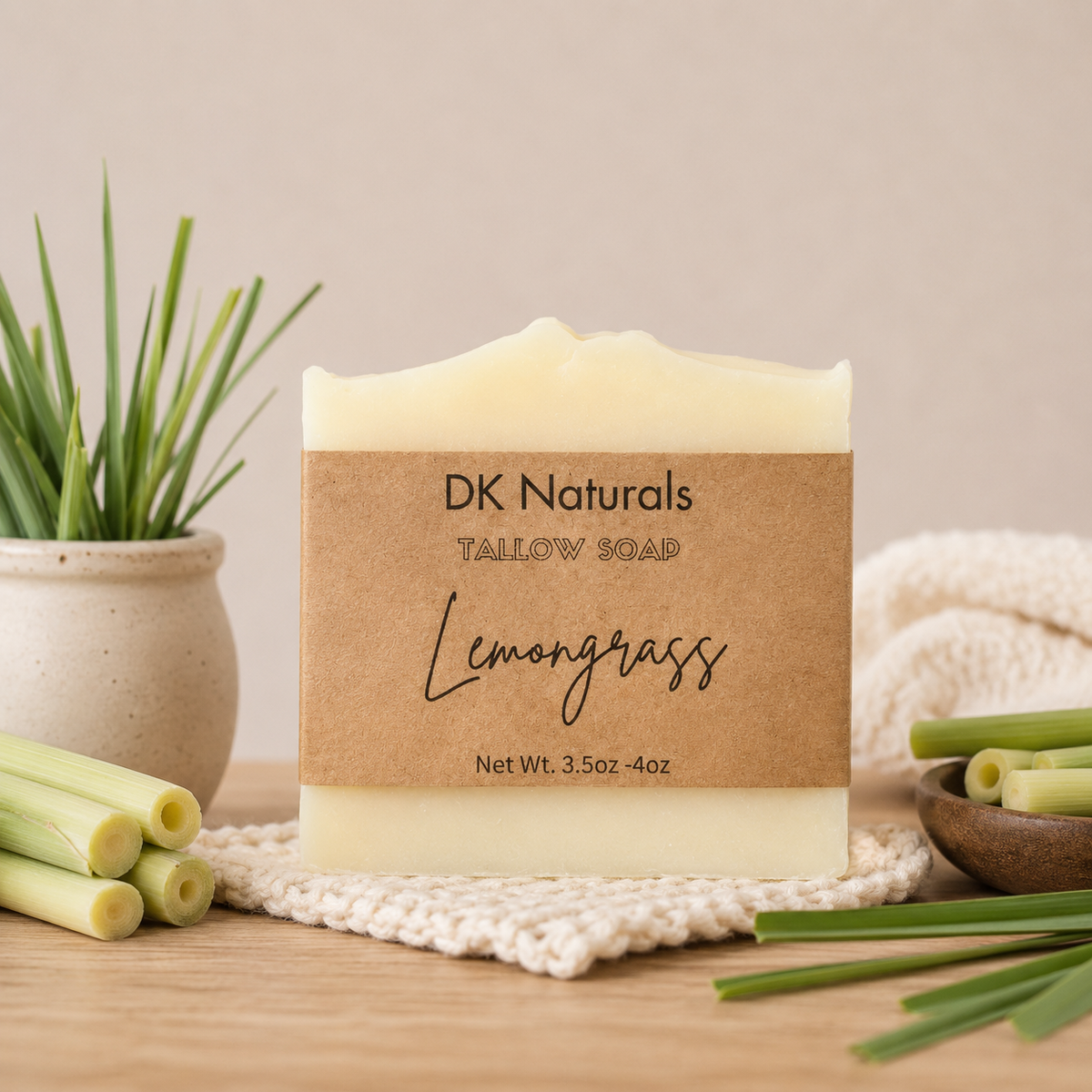Lemongrass Tallow Bar Soap