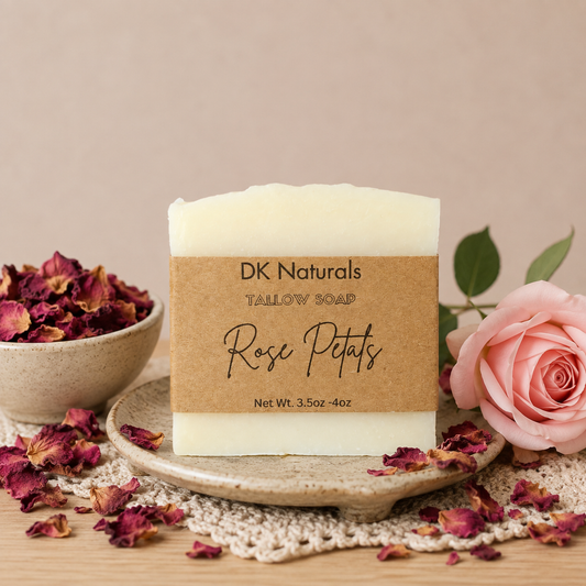 Rose Petals Tallow Bar Soap