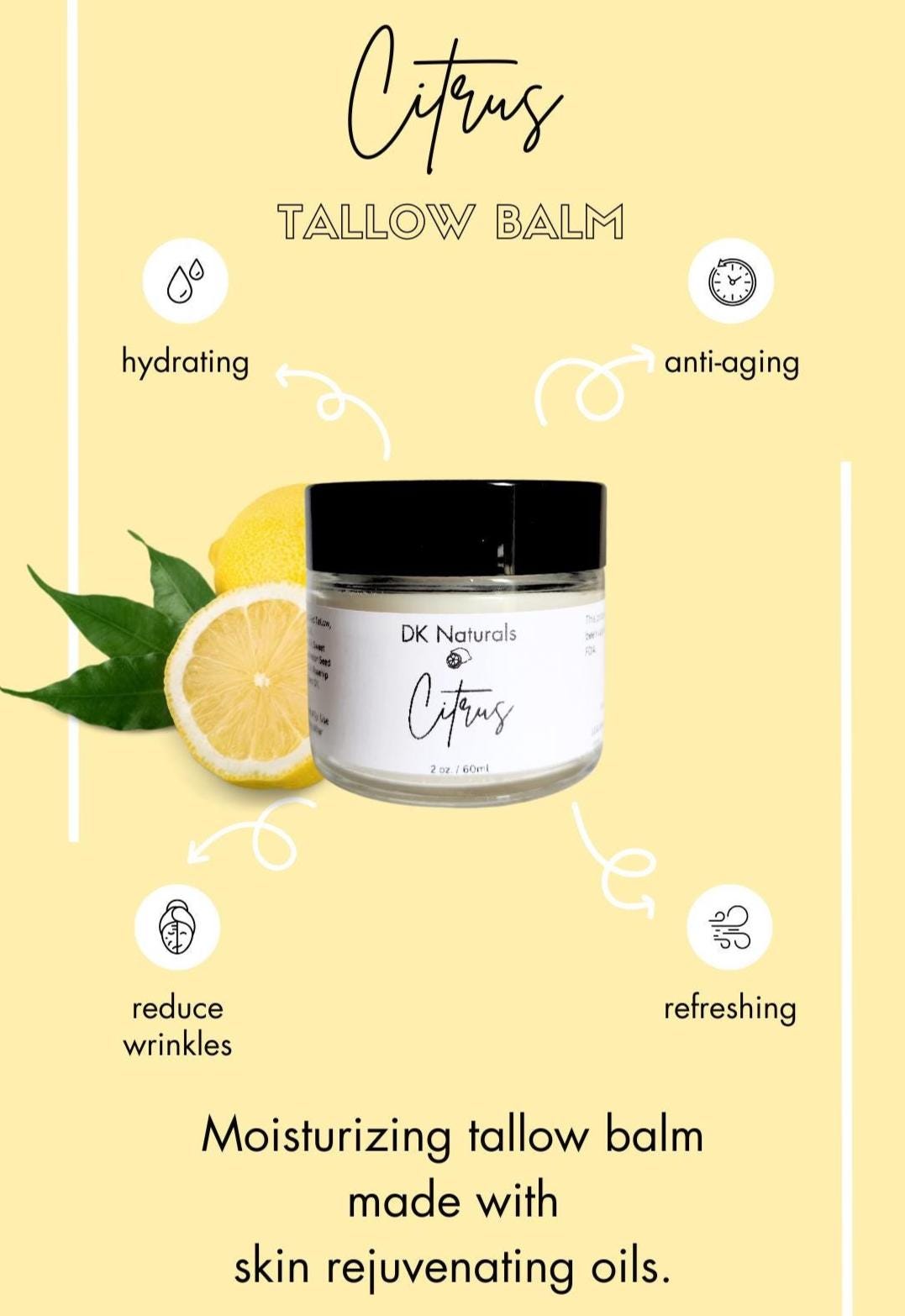 Citrus Tallow Body Balm