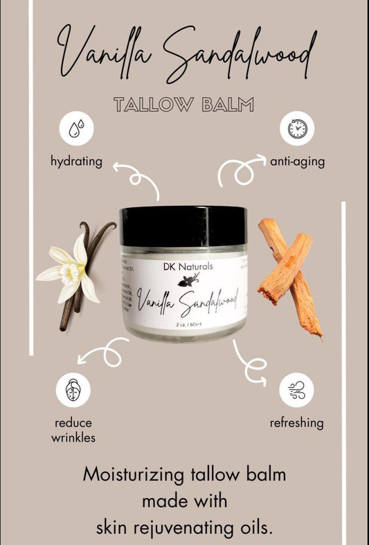 Vanilla Sandalwood tallow body balm