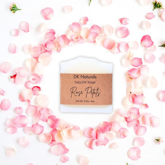 Rose Petals Tallow Bar Soap