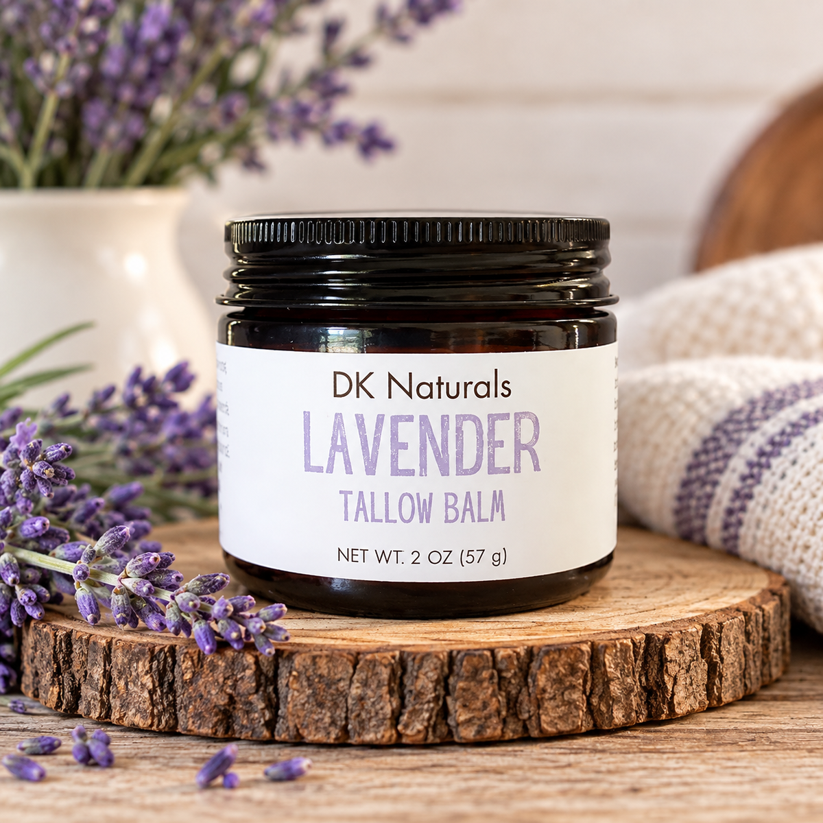 Lavender Tallow Body Balm – Calming, Deep Moisture & Grass-Fed