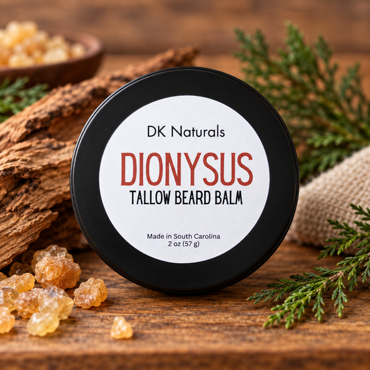 Dionysus Tallow Beard Balm – Rich, Earthy & Grass-Fed