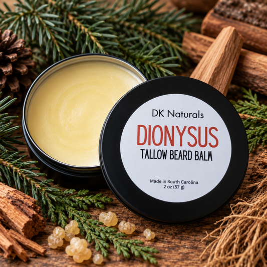 Dionysus Tallow Beard Balm – Rich, Earthy & Grass-Fed